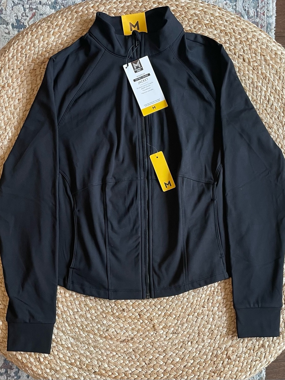 NWT Member's Mark Women's Extra-Warm Jacket - Black - Size Medium (M)